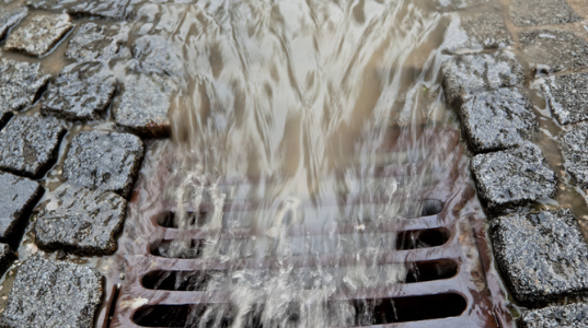 stormwater runoff affect rain to flow in environment