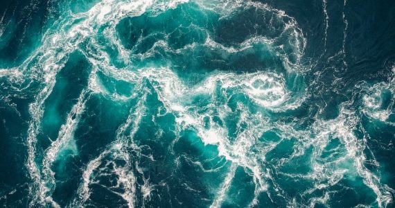large bodies of water showing difference ocean and sea