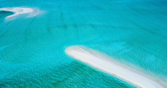 ocean and sandbar