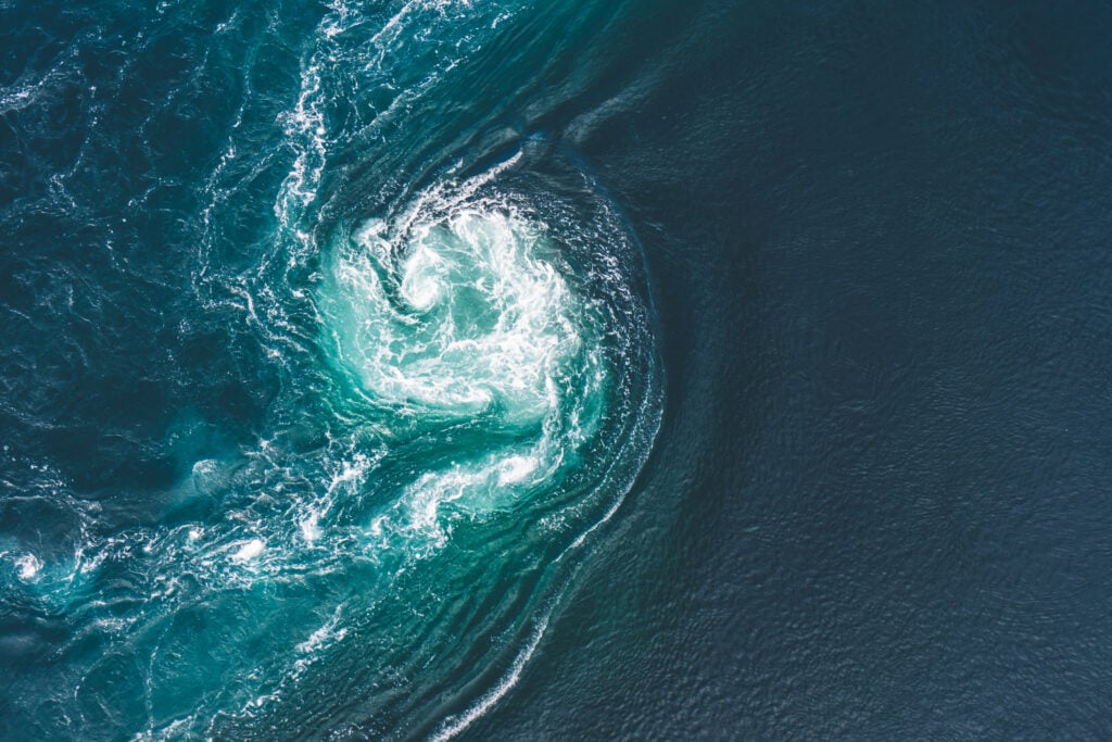 a surface ocean current