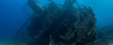 a famous shipwreck sitting at the bottom of the ocean