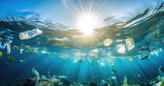 a view of the most polluted ocean on earth