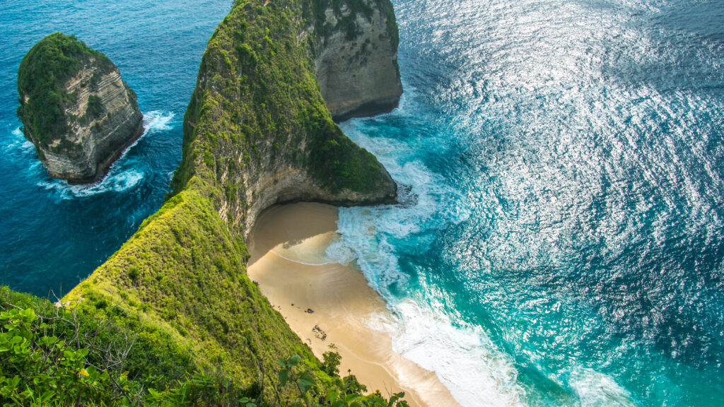 a beautiful beach in bali