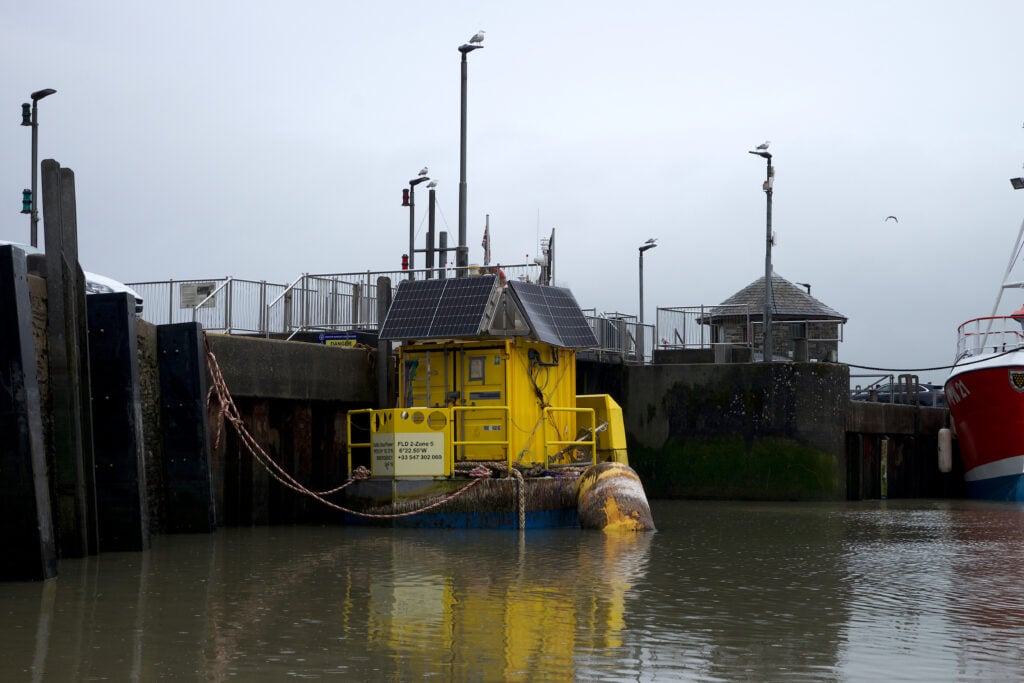 a floating lidar system in england