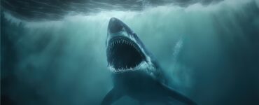 a 3d image of the extinct megalodon