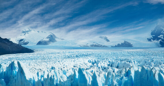 a glacier in argentina