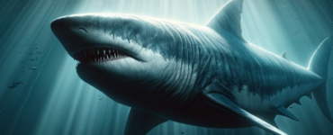 rendering of a megalodon
