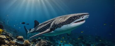 rendering of a whale shark with teeth