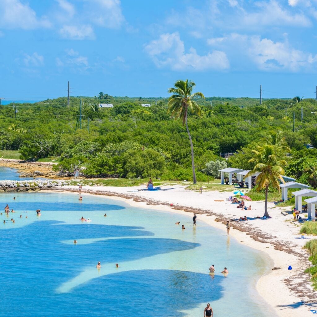 Bahia Honda State Park - Calusa Beach, Florida Keys - tropical coast with paradise beaches - USA
