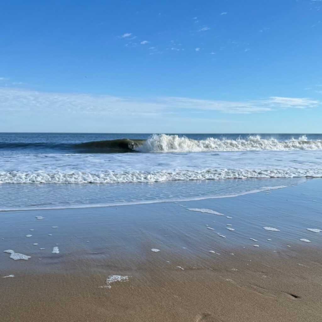 Amazing beach scene at Cape Henlopen State Park, Delaware USA