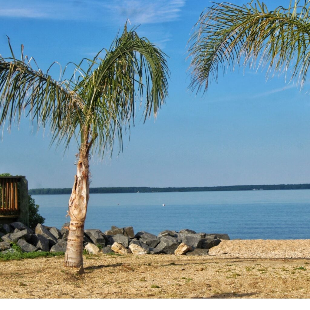 Beautiful day at Colonial Beach Virginia