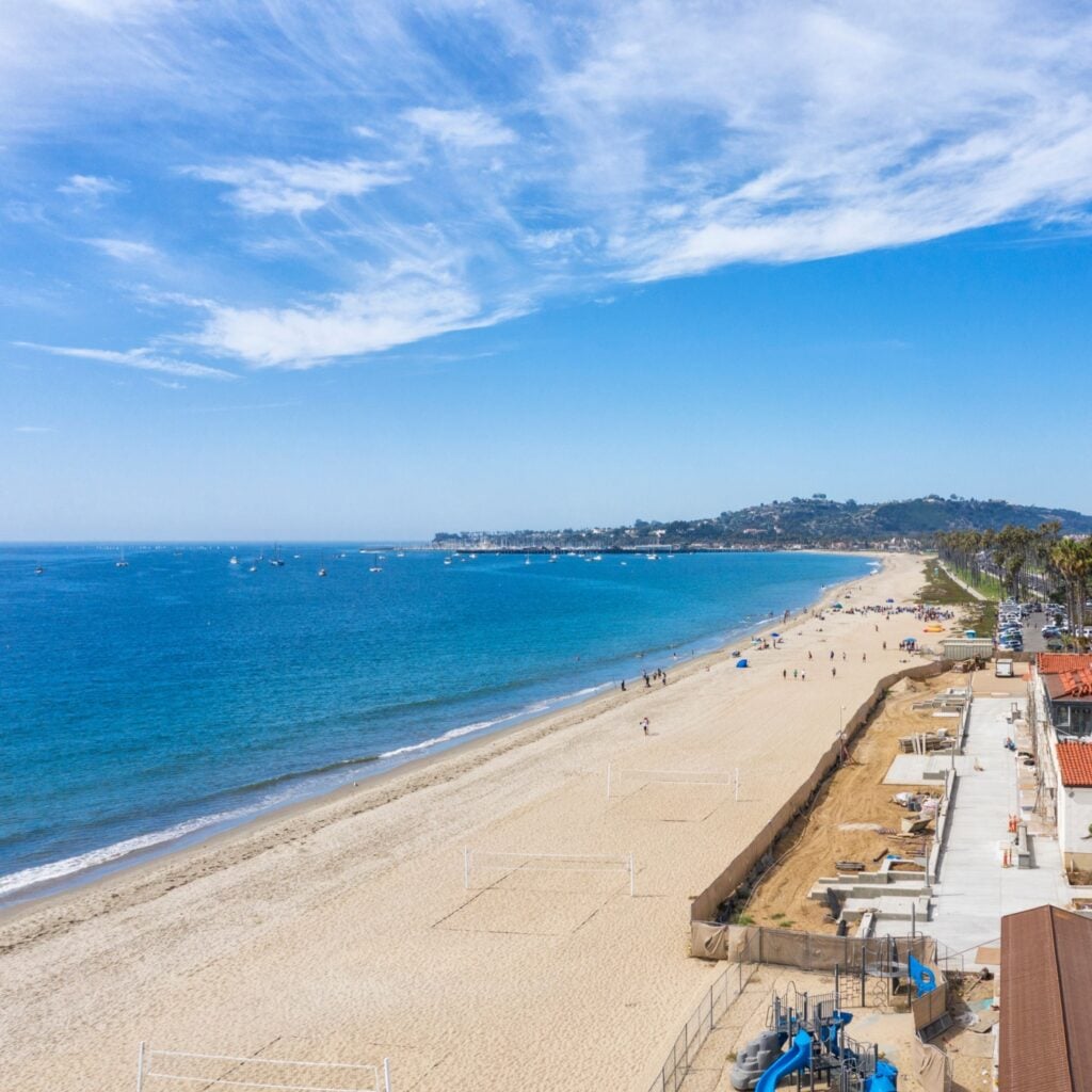 East Beach, Santa Barbara California Aerial Photo