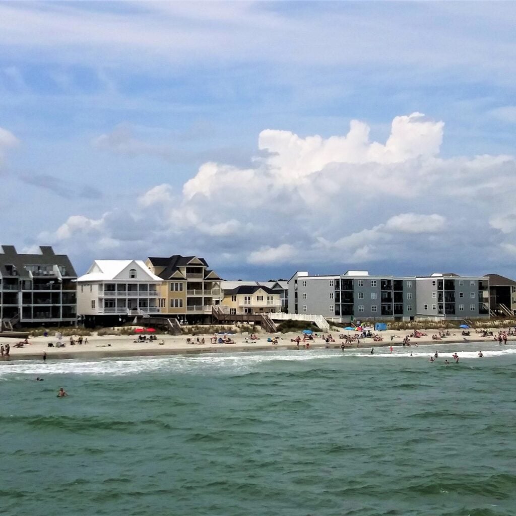 Garden City,South Carolina,5/11/2019 Garden City Beach landscape tourist season.