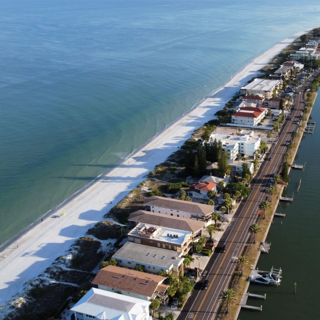 Indian Rocks Beach, FL Aerial Drone Photograph
