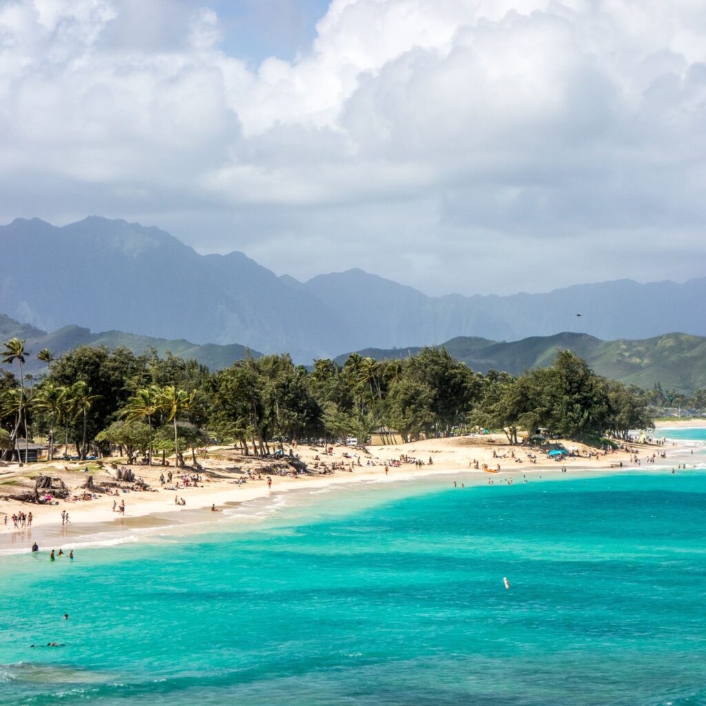 Kailua Beach on the Hawaiian island of Oahu
