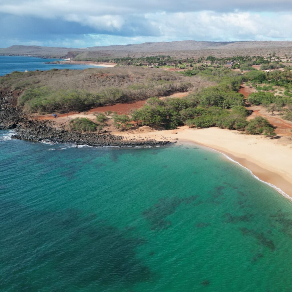 Papohaku beach molokai hawaii west side