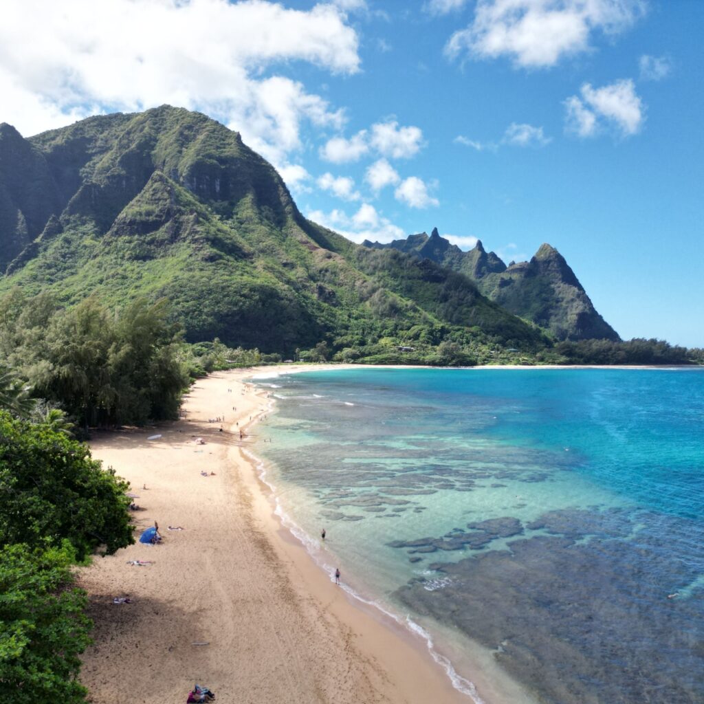 Tunnels Makua beach kauai hawaii haena