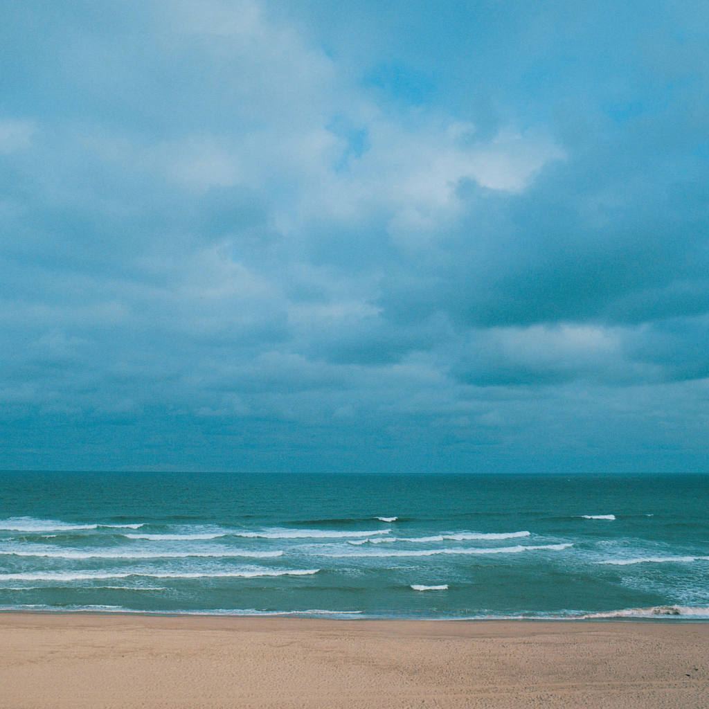 Surf and beach, Nauset Light Beach, Eastham, Cape Cod, Massachusetts, USA
